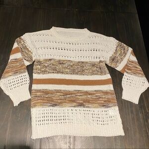 Loose knit sweater